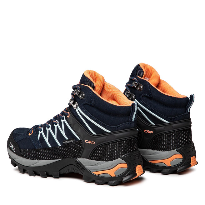 CMP Туристически CMP Rigel Mid Wmn Trekking Shoes Wp 3Q12946 B. Blue/Giada/Peach 92AD