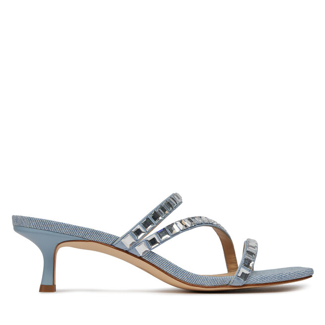 Klapki MICHAEL Michael Kors Celia Kitten Slide - Błękitny