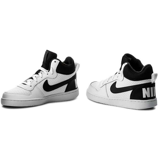 Nike Čevlji Nike Court Borough Mid (GS) 839977 101 White/Black