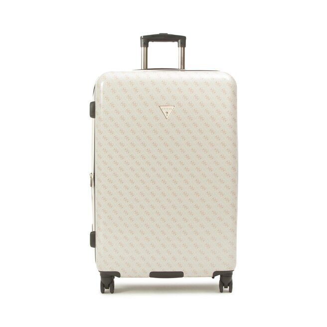 Walizka duża Guess Jesco (H) Travel TWH838 - Écru