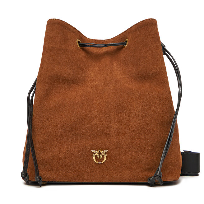 Torebka PINKO Secchiello Classic PE 25 PLTT 104305 - Brązowy