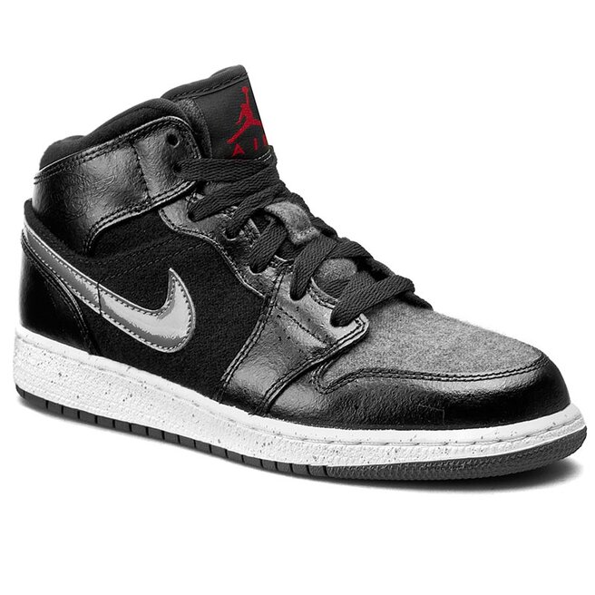 Con otras bandas alondra jurado Zapatos Nike Air Jordan 1 Mid Prem Bg 852548 002 Black/Gym Red/Dark  Grey/White • Www.zapatos.es