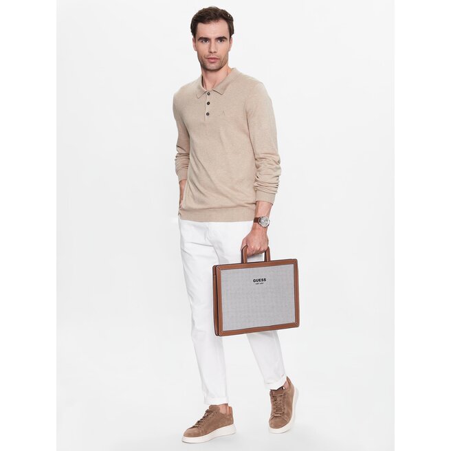 Guess Geantă pentru laptop Guess New Wanderluxe HMNEWW P3238 BRO