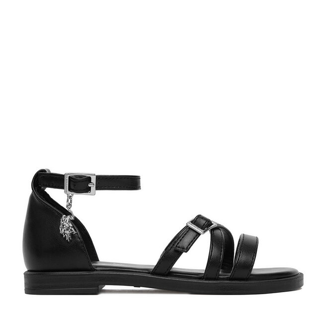 Sandały U.S. Polo Assn. EO-ANGE001K/6Y1 Czarny - dziewczęce