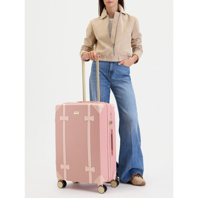 Walizka średnia Nine West CEO-NW-M-007-09 PINK Różowy -