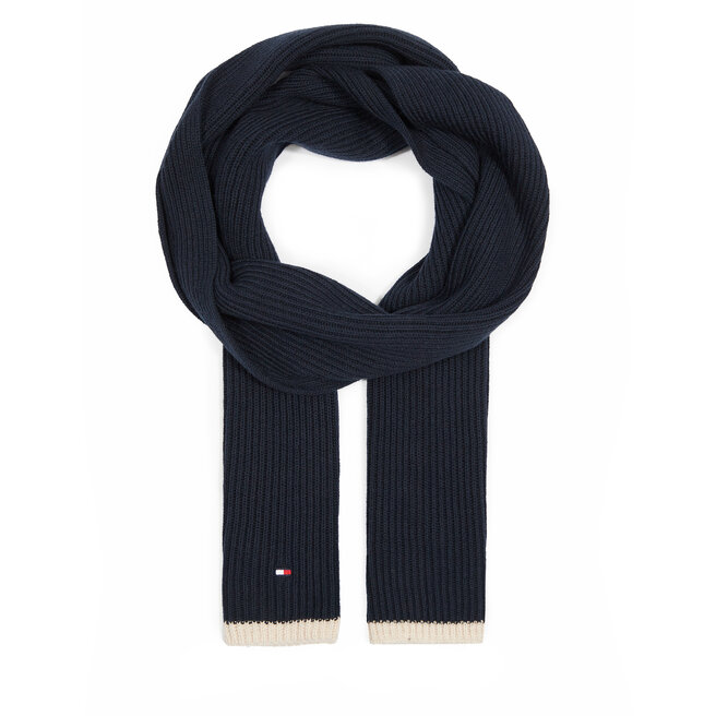 Szalik Tommy Hilfiger Block Flag Scarf - Granatowy