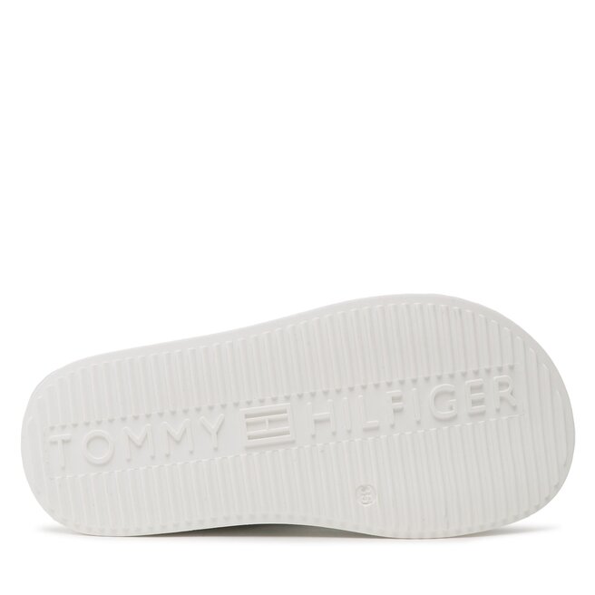 Tommy Hilfiger Szandál Tommy Hilfiger Flag Velcro Sandal T3B2-32906-1355 S Military/Green 414
