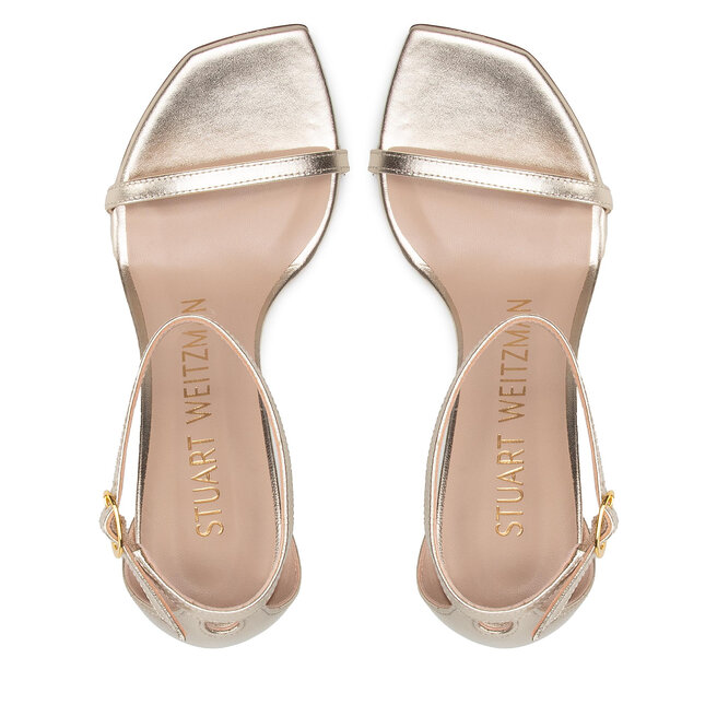 Stuart Weitzman Sandalen Stuart Weitzman Nudistcurve 100Sanda SA178 Platino