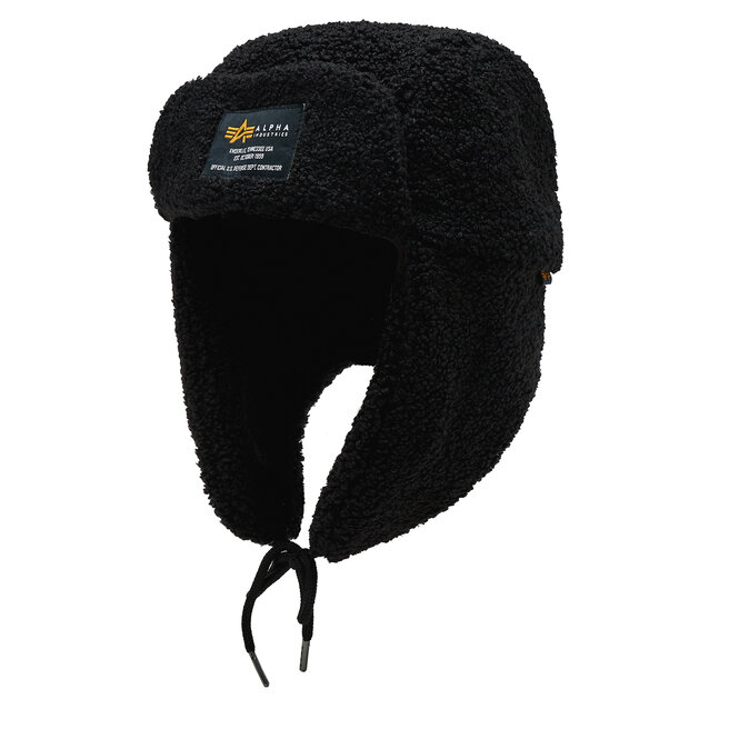 Czapka Alpha Industries Alpha Teddy Hat - Czarny
