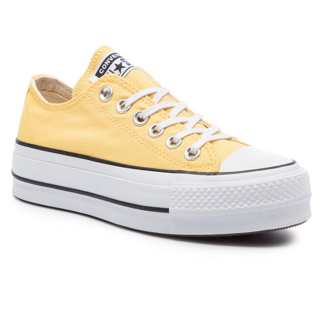 Sneakers Converse Ctas Lift Ox 564385C Butter Yellow Black White