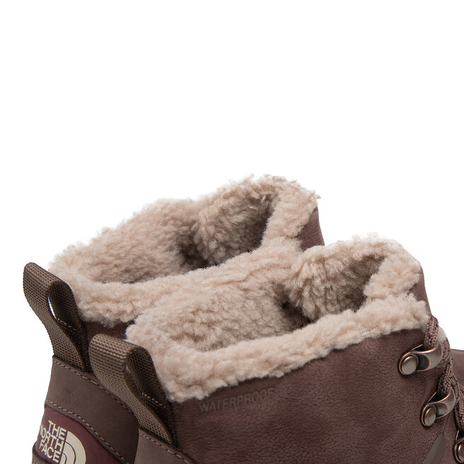 The North Face Schnürstiefeletten The North Face Sierra Mid Lace Wp NF0A4T3X7T71 Deep Taupe/Wild Ginger