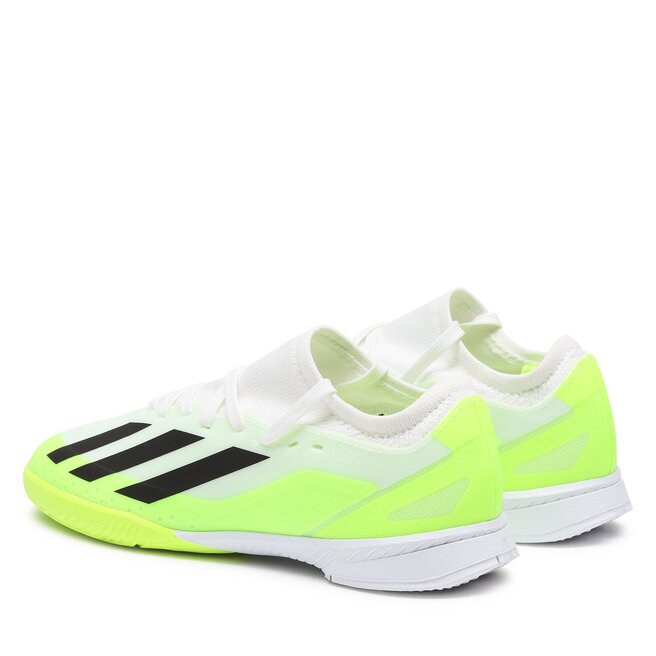 adidas Pantofi adidas X Crazyfast.3 In J IE1563 Ftwwht/Cblack/Luclem