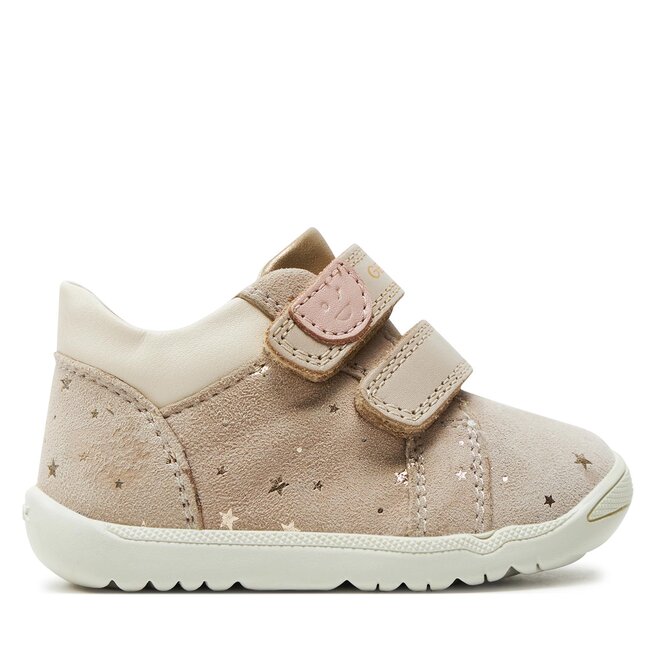 Sneakersy Geox B Macchia Girl B164PA 007BC - Beżowy