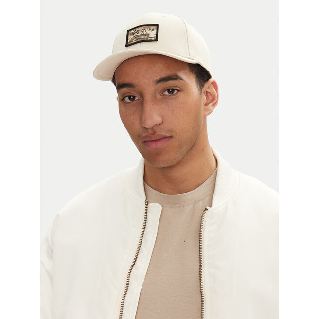 Czapka z daszkiem Alpha Industries Crew Camo - Écru