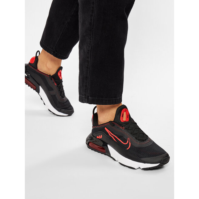 nike air max 2090 junior black and red