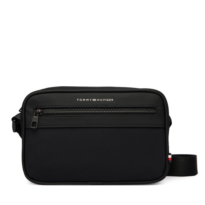 Saszetka Tommy Hilfiger Th Repreve Ew Reporter AM0AM14152 Czarny -