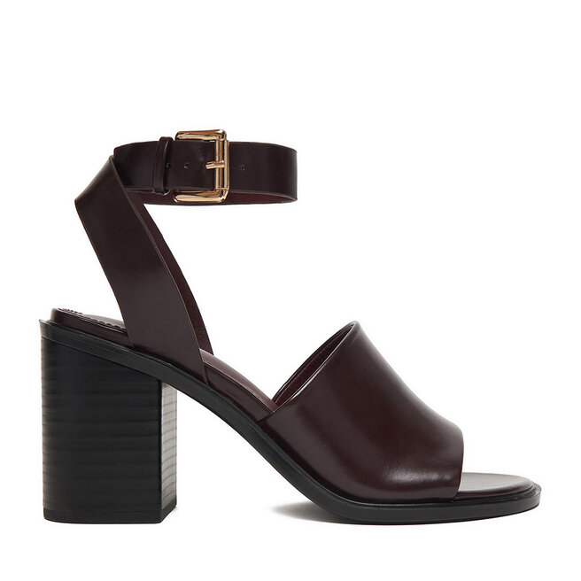 Sandały JENNY CEO-HY7752-1 Bordowy - kobiece