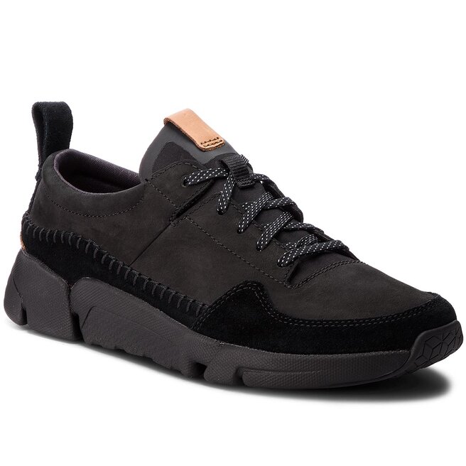 Sneakersy Clarks Triactive Run 261387017 Black eobuwie .pl