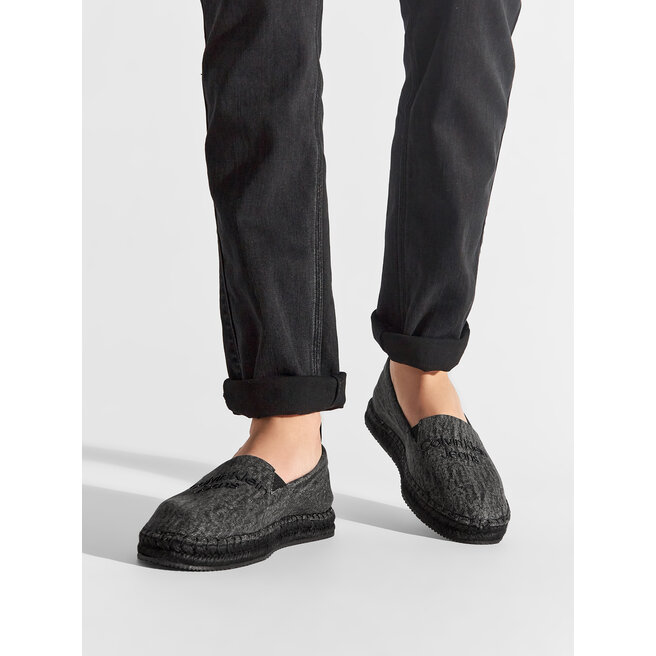 Calvin Klein Jeans Espadrillas Calvin Klein Jeans Espadrille 2 YM0YM00376 Denim Black 0KG