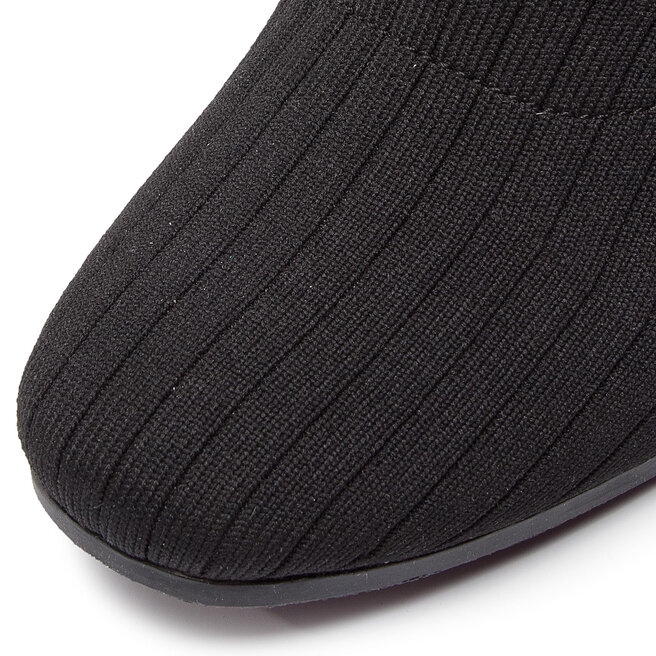 Tommy Jeans Μποτάκια Tommy Jeans Knit Tommy Jeans Heeld Boot EN0EN00524 Black 990