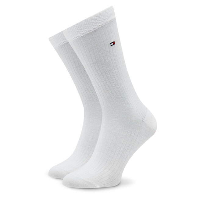 Tommy Hilfiger Set de 2 perechi de șosete lungi de damă Tommy Hilfiger 701222645 White 001
