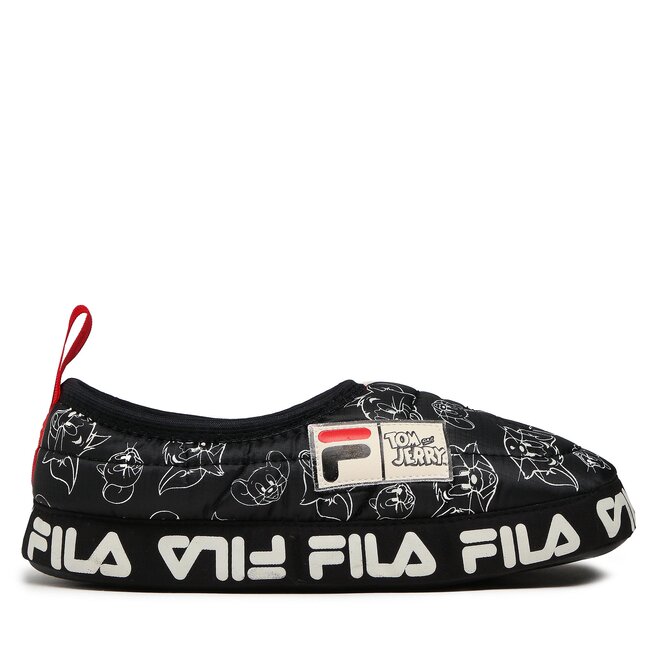 Kapcie Fila Wb Comfider Kids - Czarny