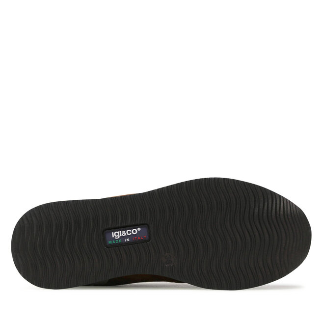 IGI&Co Damen Oxford-Schuh AVA – Leder, Schwarz, Mit Schnürsenkeln