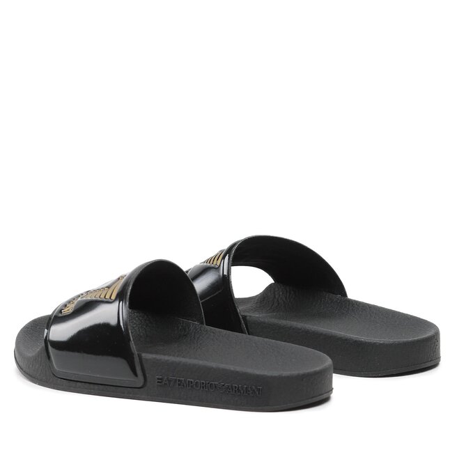 EA7 Emporio Armani Papucs EA7 Emporio Armani XSPS10 XCC22 M631 Shiny Black/Gold