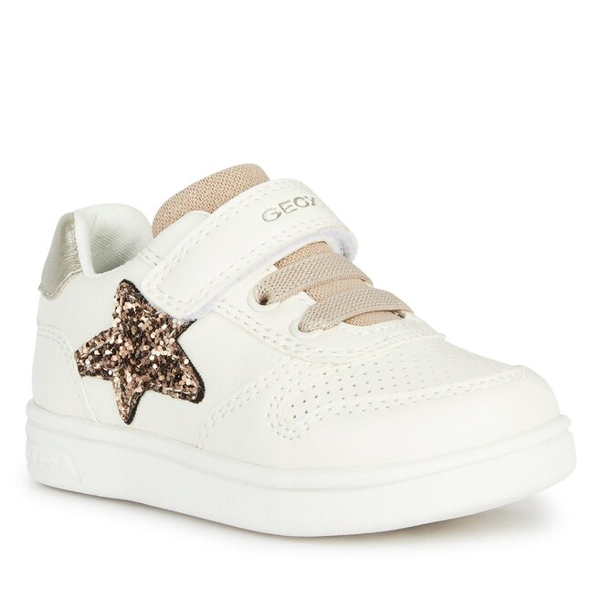 Geox Sneakers Geox B Djrock Girl B261WA 0BCEW C1M2U S Lt Ivory/Platinum