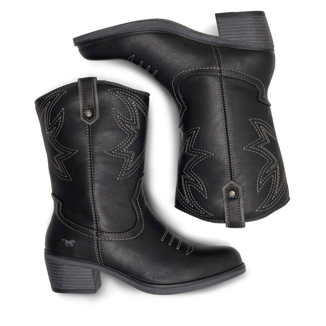 Santiags Mustang 1478 503 Noir chaussures