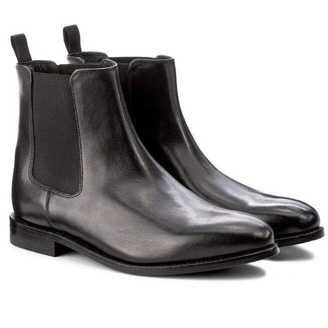Sztyblety Clarks Ellis Franklin 261273797 Black Leather eobuwie