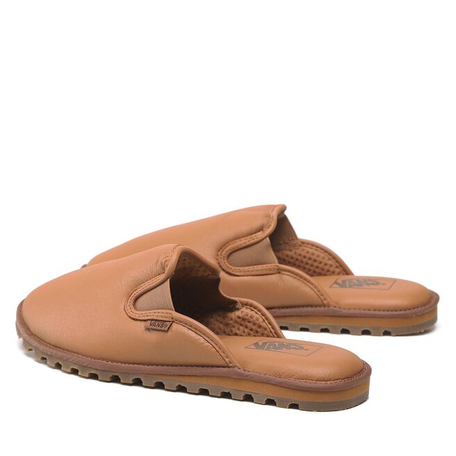 Vans Papuci de casă Vans Mountain Mule VN0A5JI6BRO1 Leather Brown