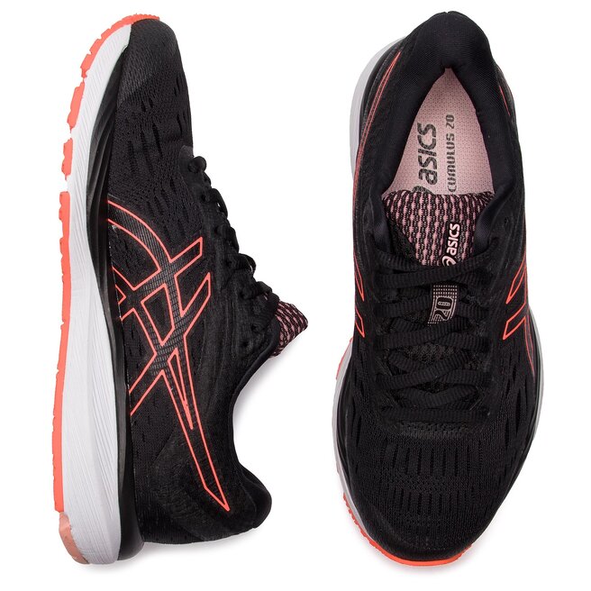 Gel-cumulus 20 1012a008 black/flash coral 002 top