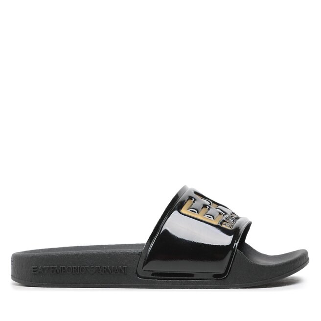 EA7 Emporio Armani Papucs EA7 Emporio Armani XSPS10 XCC22 M631 Shiny Black/Gold