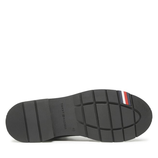 Tommy Hilfiger Kozačky Tommy Hilfiger Rwb Hilfiger Warm Mix Lace Boot FM0FM04203 Black BDS