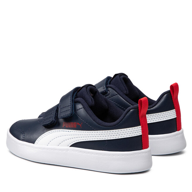 Laisvalaikio batai Puma Courtflex V2 V Ps 371543 01 Peacoat/High Risk Red •  Www.eavalyne.lt