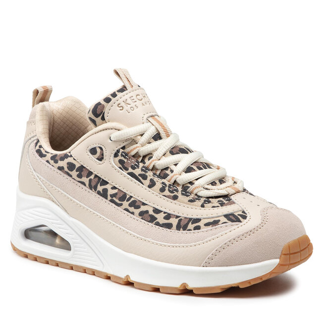 abeja hambruna Puntuación Sneakers Skechers Wild Streets 73674/WHLD White/Leopard • Www.zapatos.es