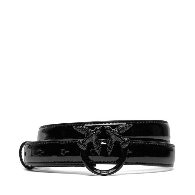 Pasek Damski Pinko Love Berry H2 Belt PE 24 PLT01 100143 - Czarny