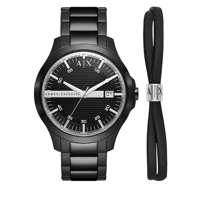 Ρολόι Armani Exchange Hampton AX7134SET Μαύρο