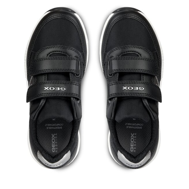 Geox Sportcipő Geox J Alben Girl J36AQC 011BC C9244 M Black/Dk Silver