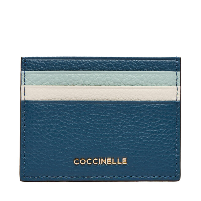 Etui na karty kredytowe Coccinelle M10 Metallic Tri Color E2 M10 12 95 01 Niebieski -