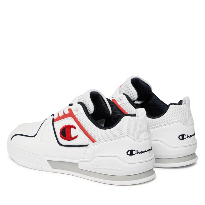 Champion Sportcipő Champion 3 Point Low Low Cut Shoe S21882-WW010 Wht/Navy/Red