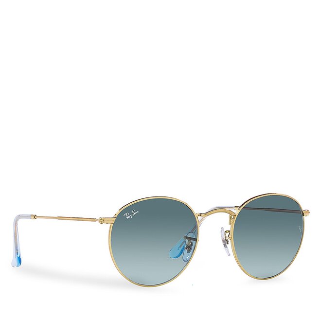 Okulary przeciwsłoneczne Ray-Ban Round Metal 0RB3447 - Złoty