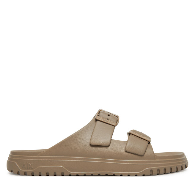 Klapki Armani Exchange XUP015 XV821 - Brązowy