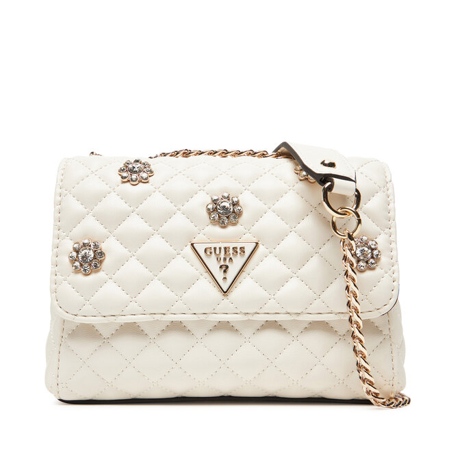 Torebka Guess Everlee Mini HWEG8 - Biały