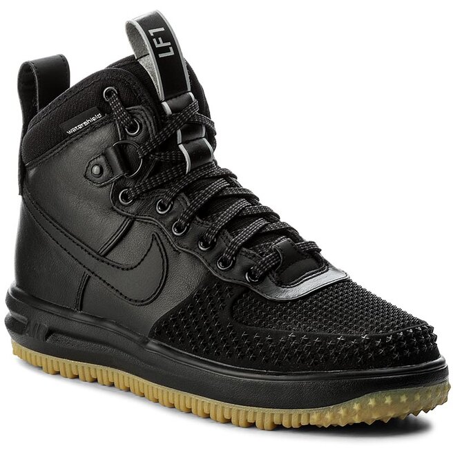 Zapatos Nike Force 1 Duckboot 805899 003 Black/Black/Metallic Silver/An • Www.zapatos.es
