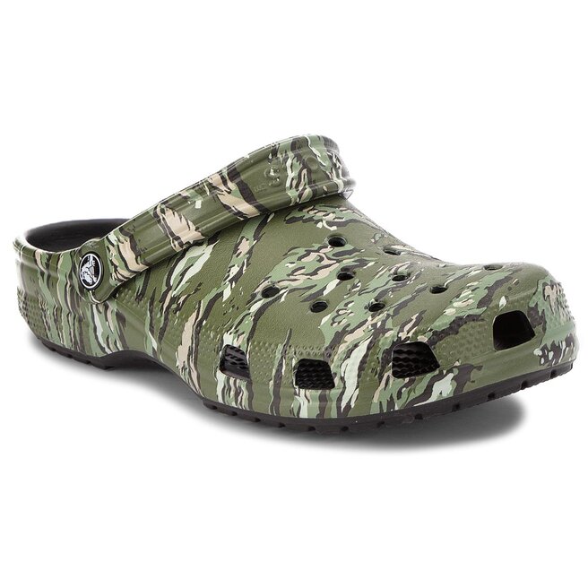 black camo crocs