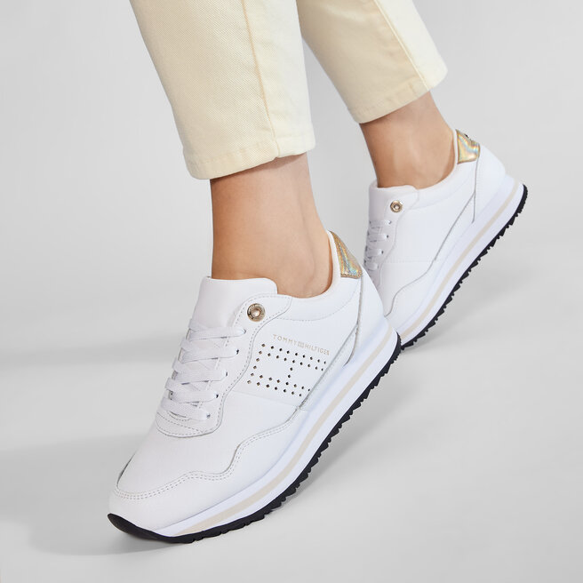 Sneakers Tommy Hilfiger Lifestyle Runner Sneaker FW0FW05557 White