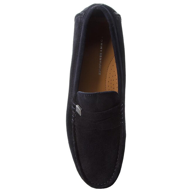 Tommy Hilfiger Mokasinai Tommy Hilfiger Seasonal Hardware Suede Loafer FM0FM01807 Midnight 403
