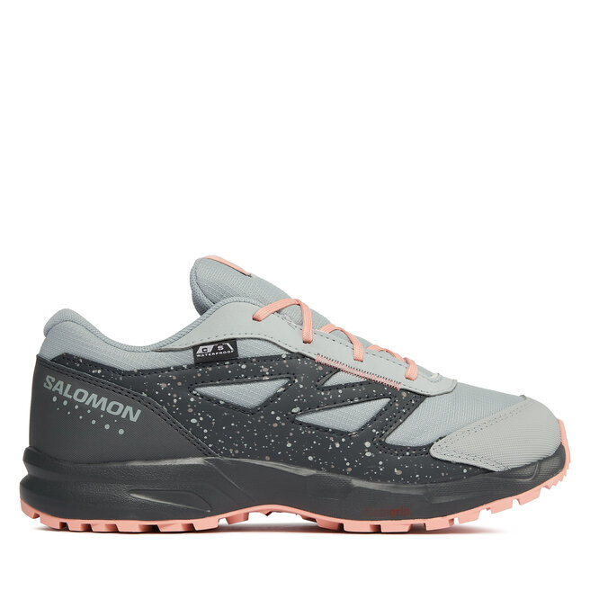 Salomon Bakancs Salomon Outway Climasalomon™ Waterproof L47282900 Quarry/Ebony/Peach Amber
